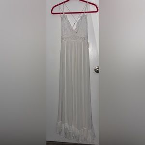 FREE PEOPLE WHITE SLIP DRESS